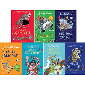 Combo 7 Cuốn David Walliams: Bà Nội Găngxtơ + Bố Xấu, Bố Tốt + Băng Đảng Nửa Đêm + Cậu Bé Mặc Váy + Bánh Mì Kẹp Chuột + Ông Nội Vượt Ngục + Nha Sĩ Yêu Quái - David Spencer