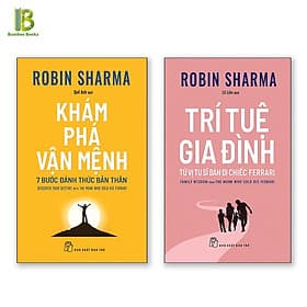 Combo 2 Cuốn Sách Của Robin Sharma : Khám Phá Vận Mệnh - 7 Bước Đánh Thức Bản Thân + Trí Tuệ Gia Đình - Từ Vị Tu Sĩ Bán Đi Chiếc Ferrari - 