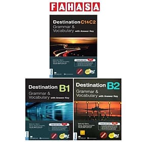 Sách - Combo Sách Destination - Grammar And Vocabulary with Answer Key - B1 + B2 + C1 And C2 (Bộ 3 Cuốn) - G