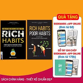 Bộ Sách Bí Mật Của Sự Thành Công ( "Rich Habits - Thói Quen Thành Công Của Những Triệu Phú Tự Thân" + "Rich Habits - Poor Habits Sự khác biệt giữa người giàu và người nghèo" ) - G