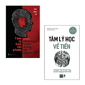 Combo 2 Cuốn Sách Tâm Lý Hay- Tâm Lý Học Về Tiền+ Tâm Lý Học Tội Phạm - Phác Họa Chân Dung Kẻ Phạm Tội - Ume Chan