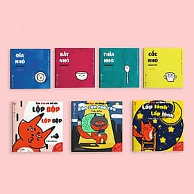 Combo 7 cuốn sách Ehon Chơi cùng cáo Ken và Đồ vật quanh bé - Cao Quân