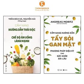 Combo Sách: Cẩm nang hướng dẫn thải độc + tẩy sỏi gan mật - Gã