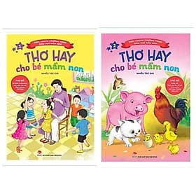 Trọn Bộ 2 Tập: Thơ Hay Cho Bé Mầm Non - Kim