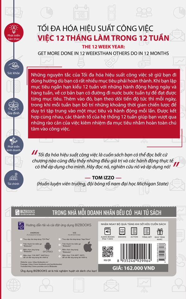 Sách Tối Đa Hóa Hiệu Suất Công Việc – Việc 12 Tháng Làm Trong 12 Tuần - ảnh 3