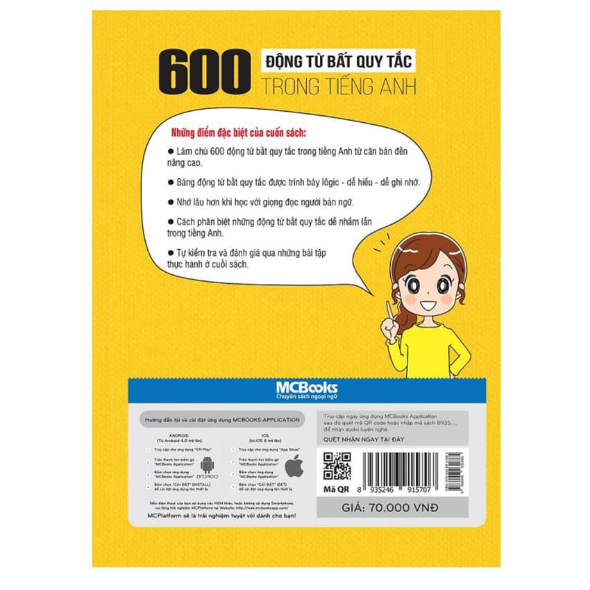 Sách 600 động từ bất quy tắc trong tiếng anh - ảnh 4