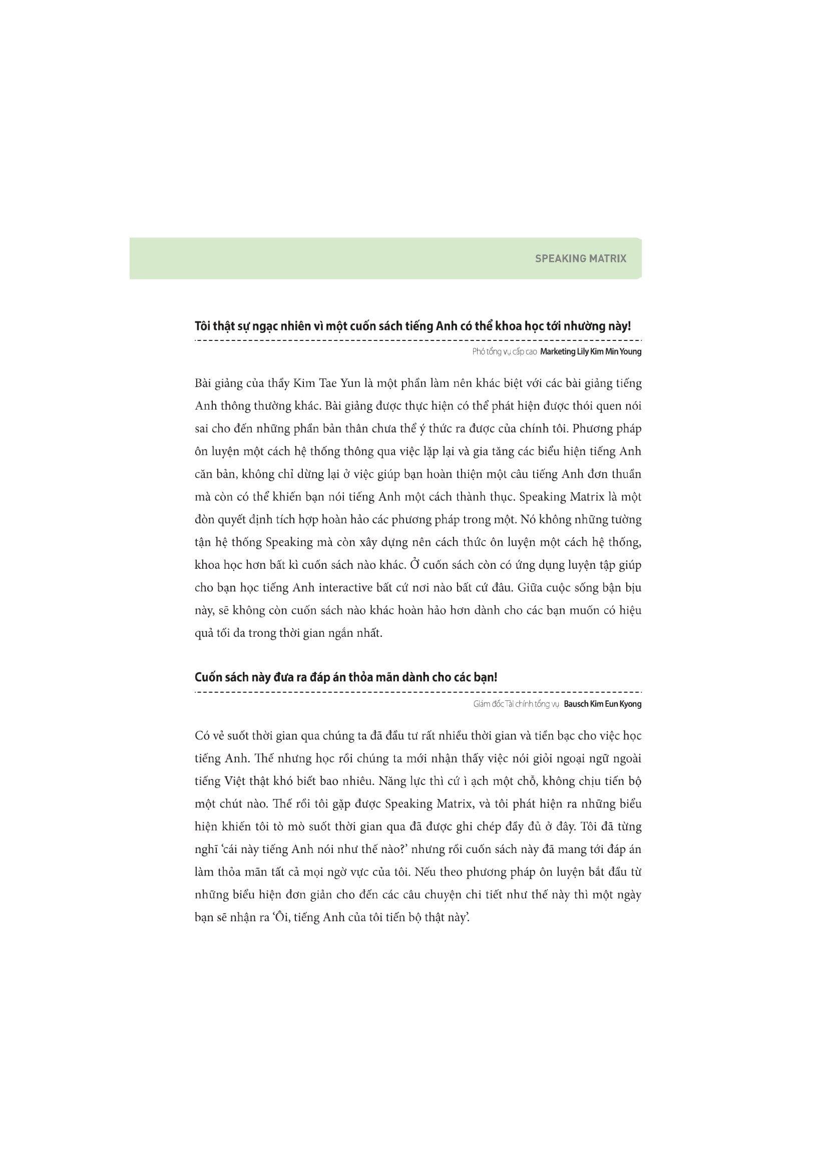 Speaking Matrix - 2 Phút Nói Tiếng Anh Như Gió - ảnh 5