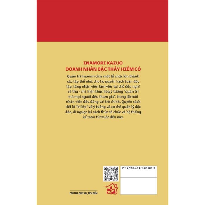 Sách Quản trị Inamori: Mỗi nhân viên đều đóng vai trò chính - ảnh 3