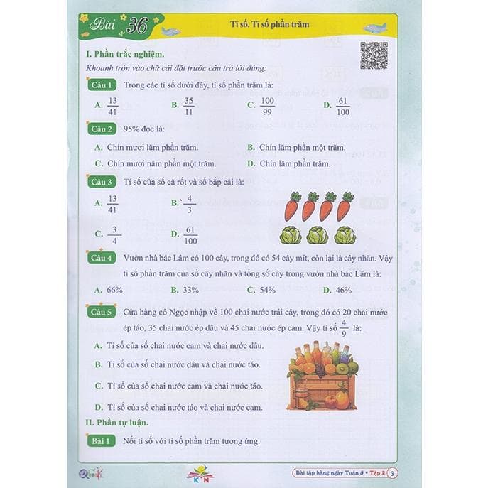 Sách - Bài tập hằng ngày Toán 5 tập 2 (Kết nối tri thức) - ảnh 4