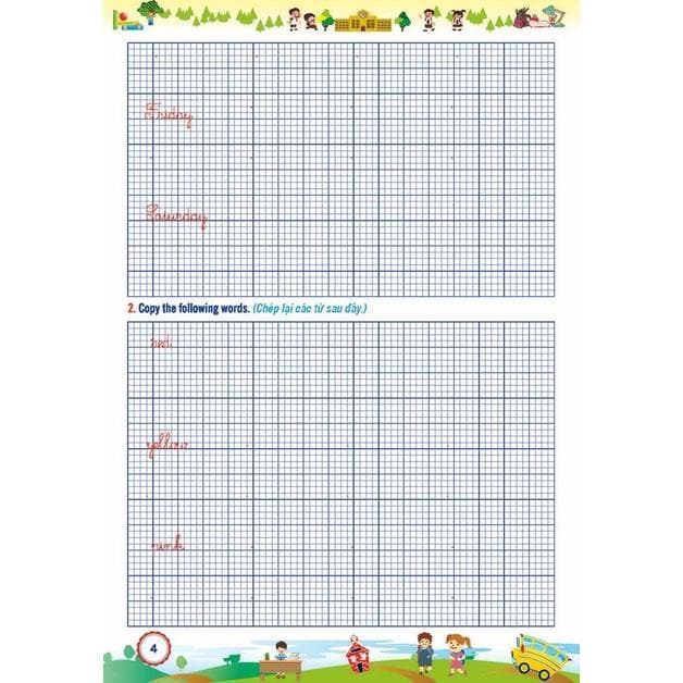 Sách - Tập Viết Tiếng Anh Lớp 2 - Biên Soạn Theo Bộ Sách Family And Friends 2 National Edition - Hồng Ân - ảnh 4