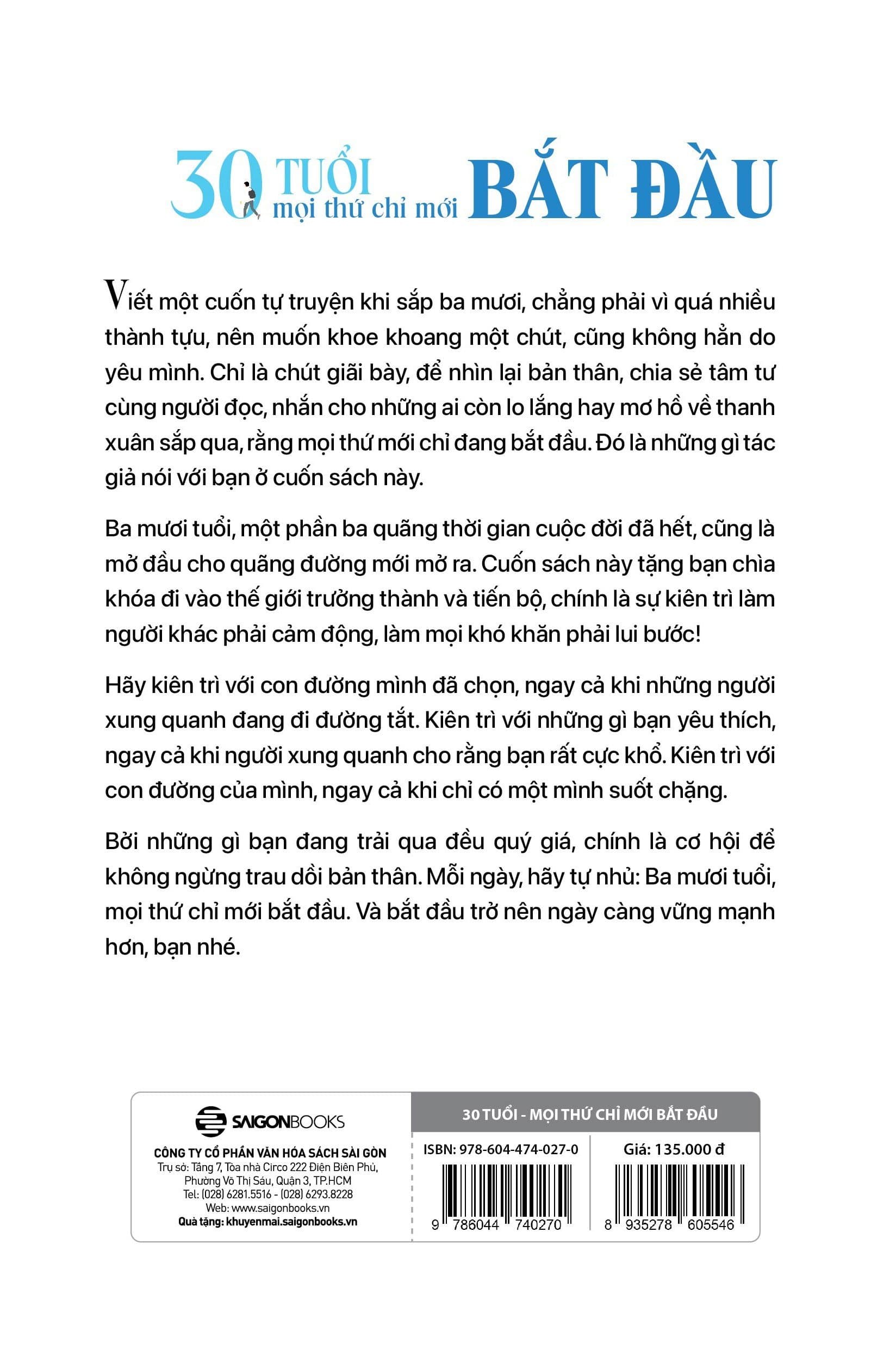 Sách 30 Tuổi - Mọi Thứ Chỉ Mới Bắt Đầu - ảnh 7