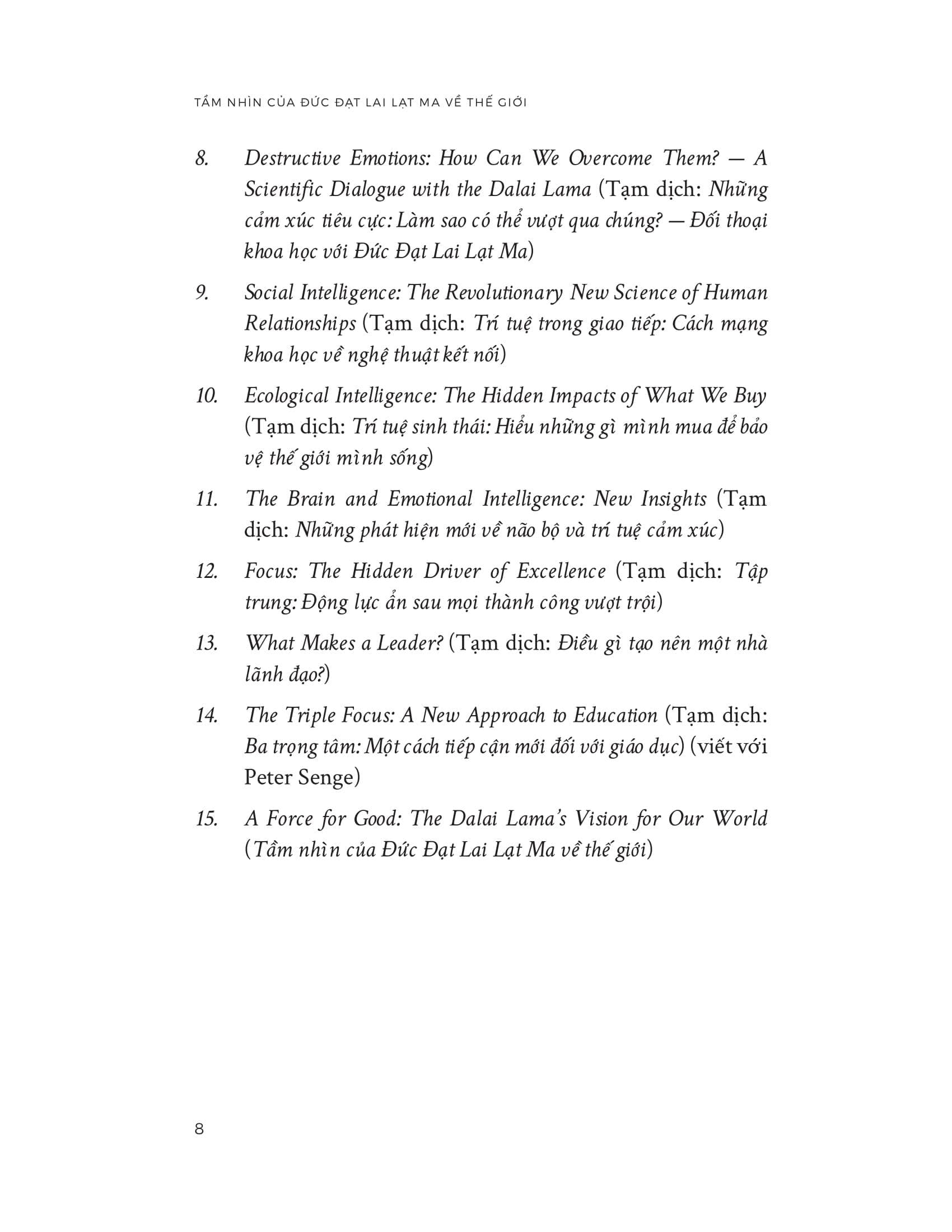 Sách - Tầm Nhìn Của Đức Đạt Lai Lạt Ma Về Thế Giới - ảnh 8
