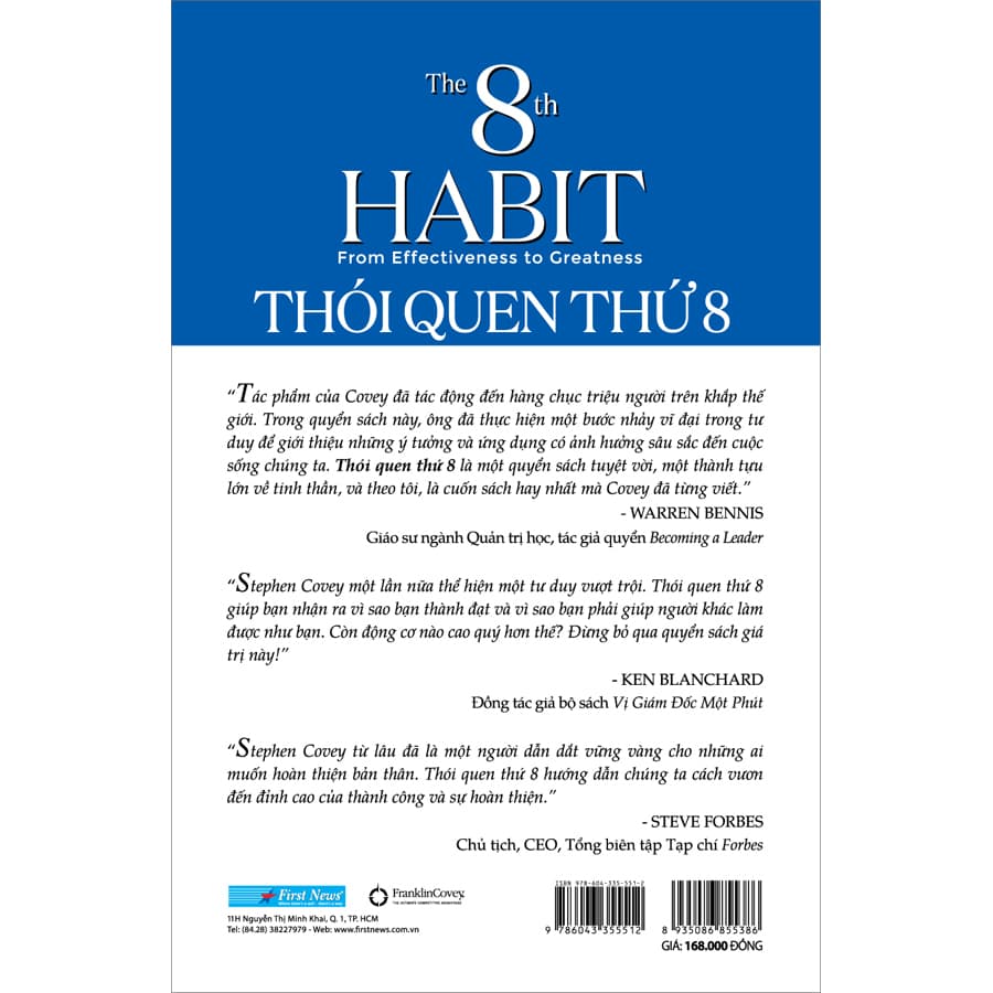 Sách Thói Quen Thứ 8 - Từ Hiệu Quả Đến Vĩ Đại (Bìa Mềm) - ảnh 4