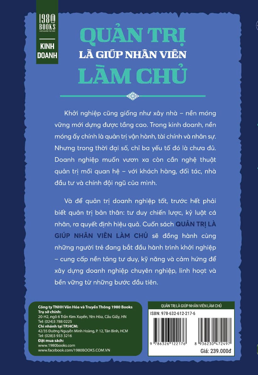 Sách Quản Trị Là Giúp nhân viên làm chủ - ảnh 4