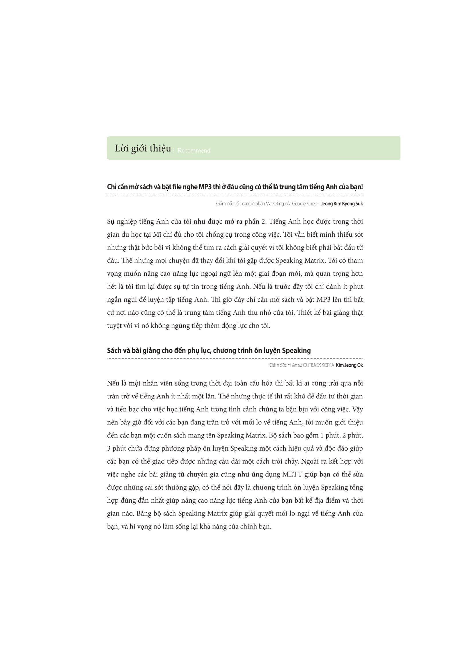 Speaking Matrix - 2 Phút Nói Tiếng Anh Như Gió - ảnh 11