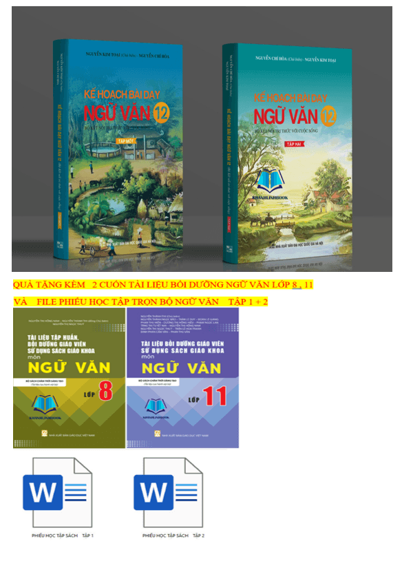 Sách - Combo Kế hoạch bài dạy ngữ văn 12 - tập 1 + 2 (Kết Nối) - ảnh 2