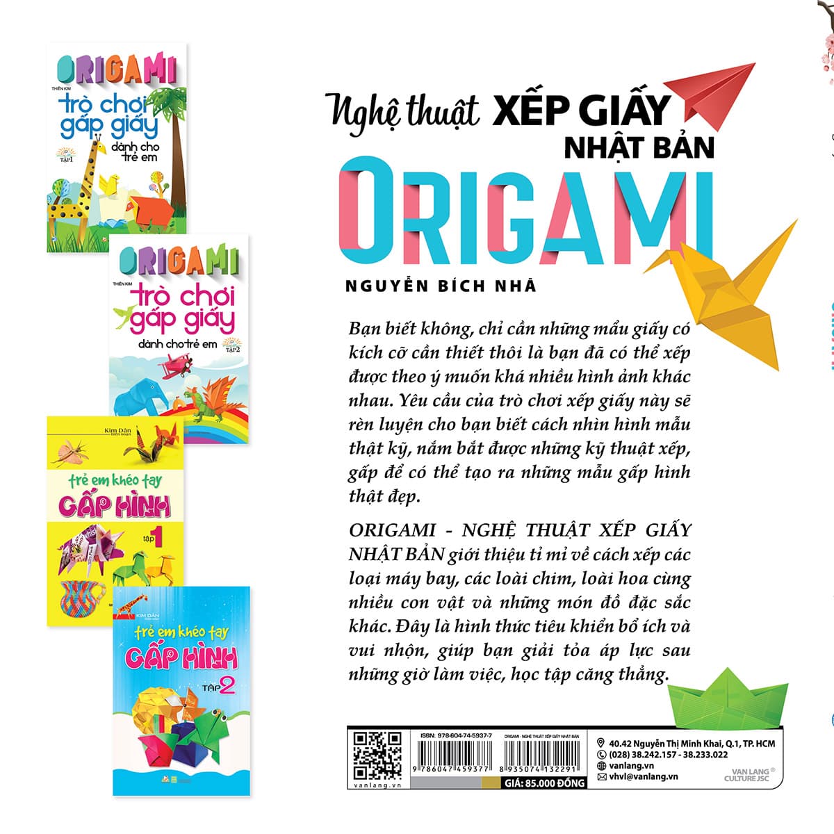 Sách Origami - Nghệ thuật xếp giấy Nhật Bản - ảnh 4