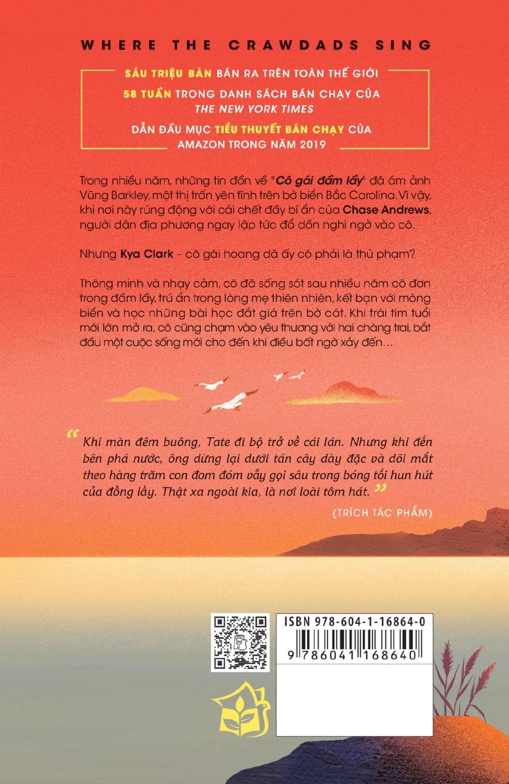 Sách Xa Ngoài Kia Nơi Loài Tôm Hát - Where The Crawdads Sing - ảnh 14