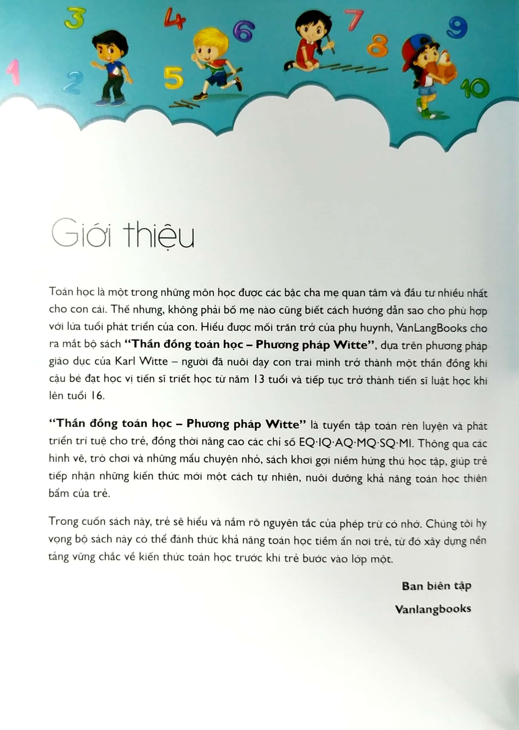 Tủ Sách Tư Duy Toán Học HQ - Bé Làm Quen Phép Trừ Có Nhớ - ảnh 7