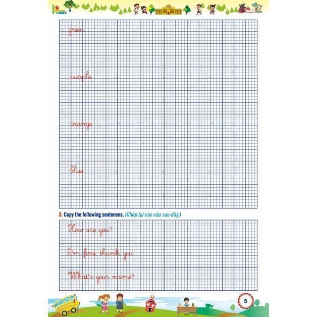 Sách - Tập Viết Tiếng Anh Lớp 2 - Biên Soạn Theo Bộ Sách Family And Friends 2 National Edition - Hồng Ân - ảnh 5