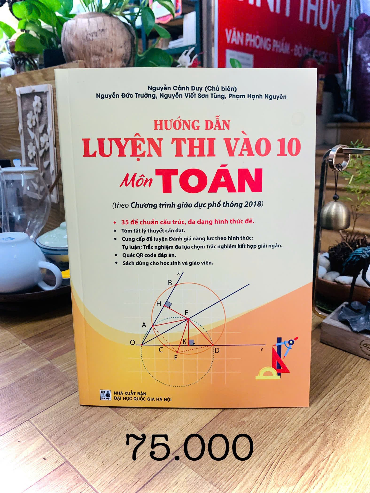 Sách - HƯỚNG DẪN LUYỆN THI VÀO 10 Môn TOÁN (theo Chương trình giáo dục phổ thông 2018) - ảnh 3