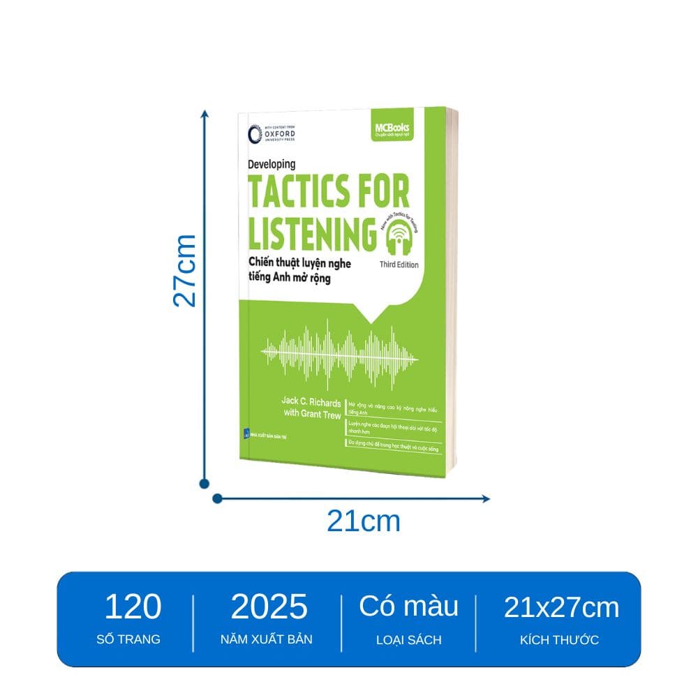 Tactics for Listening - Developing - Chiến thuật luyện nghe Tiếng Anh mở rộng - ảnh 4