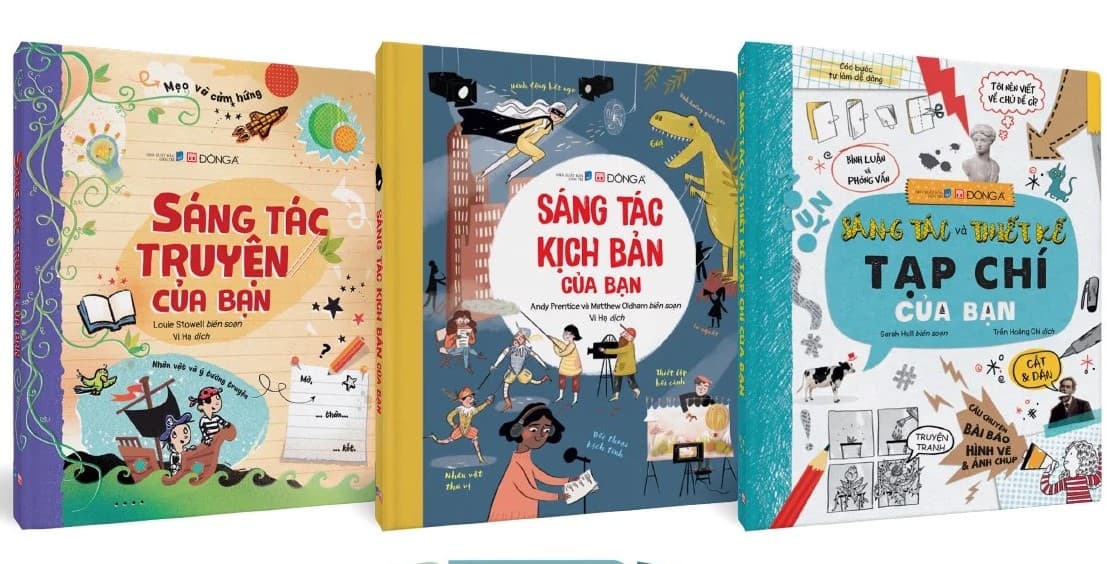 Combo 3 cuốn Sáng Tác Kịch Bản Của Bạn - Sáng Tác Truyện Của Bạn -Sáng Tác Và Thiết Kế Tạp Chí Của Bạn - Nhiều tác giả