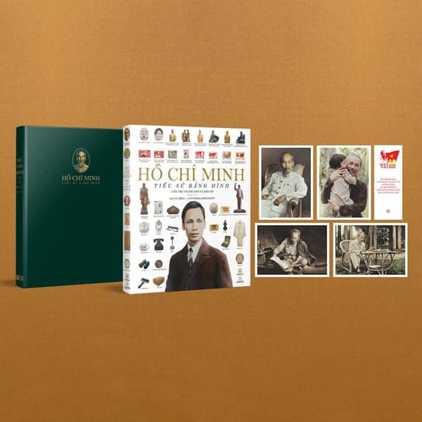 Hồ Chí Minh - Tiểu Sử Bằng Hình - Bìa Cứng - Đông A
