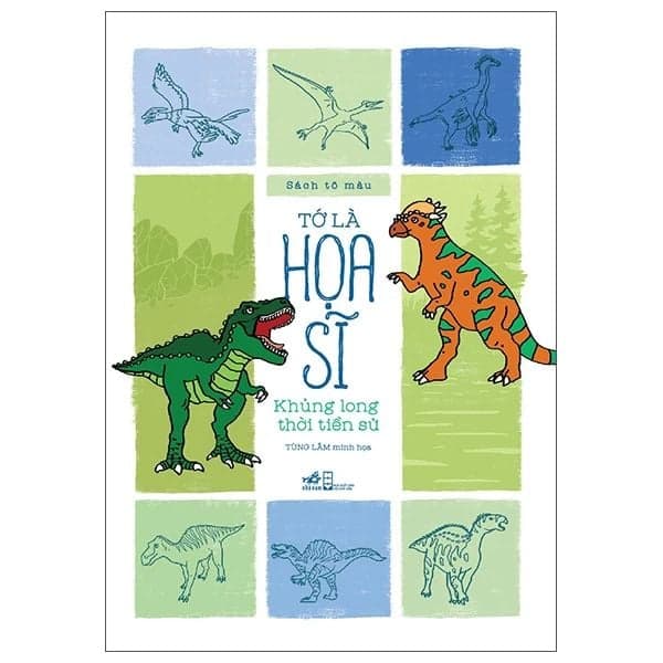 Sách Tô Màu - Tớ Là Họa Sĩ - Khủng Long Thời Tiền Sử