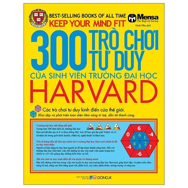 Keep Your Mind Fit - 300 Trò Chơi Tư Duy Của Sinh Viên Trường Đại Học Harvard - Do