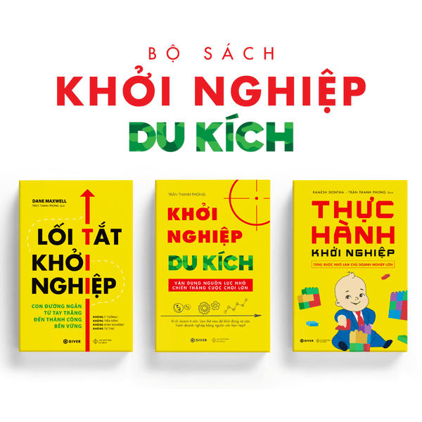 Bộ Sách Khởi Nghiệp Du Kích - Bộ Sách Tư Duy Khởi Nghiệp Độc Đáo, Giúp Bạn Nhanh Chóng Thành Công Với Vốn Liếng Ít Ỏi