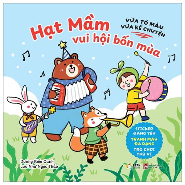 Vừa Tô Màu Vừa Kể Chuyện - Hạt Mầm Vui Hội Bốn Mùa - Hạ