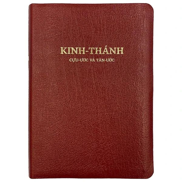 Kinh Thánh - Cựu Ước Và Tân Ước - Bìa Da - Màu Đỏ - Tôn Giáo