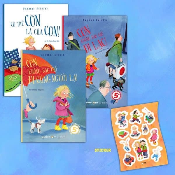 Combo Sách Con Có Thể Tự Bảo Vệ Mình - Con Không Bao Giờ Đi Lạc + Cơ Thể Con Là Của Con + Con Không Bao Giờ Đi Cùng Người Lạ - Dagmar Geisler