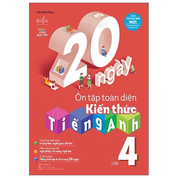 Sách 20 Ngày Ôn Tập Toàn Diện Kiến Thức Tiếng Anh Lớp 4 - Trần Minh Hằng