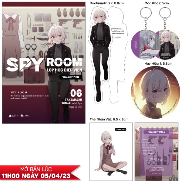 Sách SPY ROOM - Lớp Học Điệp Viên - Tập 6: Hyakki Zibia - Bản Đặc Biệ - Takemachi