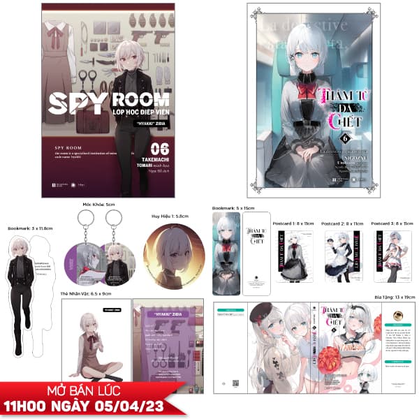 Sách Bộ Sách Thám Tử Đã Chết - Tập 6 + SPY ROOM - Lớp Học Điệp Viê - Takemachi