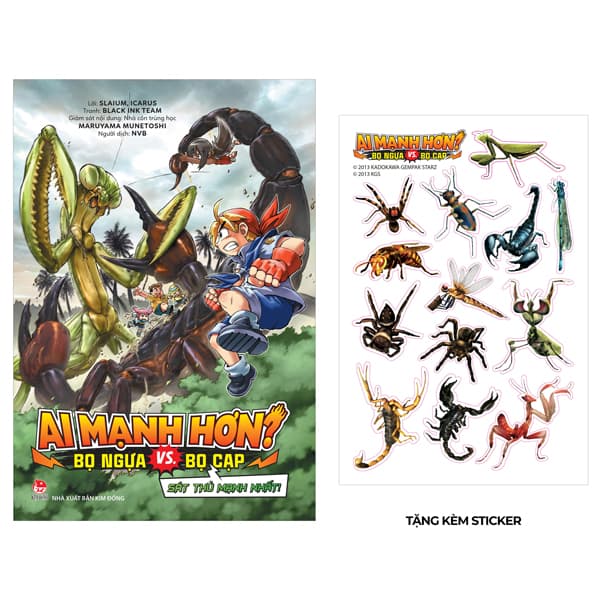Sách Ai Mạnh Hơn? - Bọ Ngựa VS. Bọ Cạp - Sát Thủ Mạnh Nhất! - Tặng - Slaium