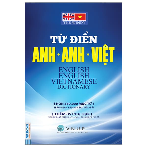 Sách Từ Điển Anh-Anh-Việt (Tái Bản 2025) - The Windy