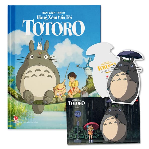 Truyện Tranh Bản Sách Tranh Hàng Xóm Của Tôi Totoro - Tặng Kèm Bookmark + - Từ bộ phim của Hayao Miyazaki