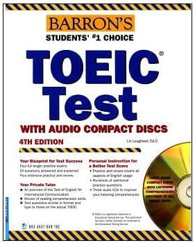 Sách Barron's Toeic Test (Sách + 3CD) (4th Edition) - Lin Lougheed