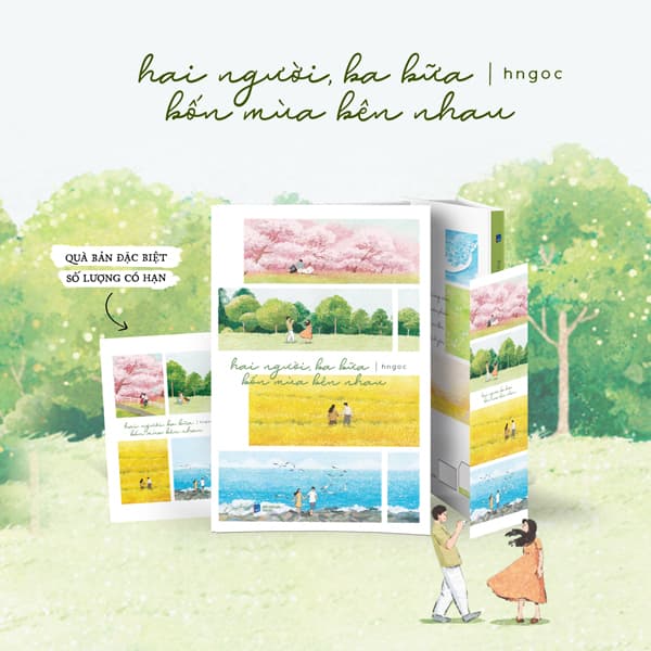 Sách Hai Người, Ba Bữa, Bốn Mùa Bên Nhau - Bản Đặc Biệt - Tặng Kèm - hngoc