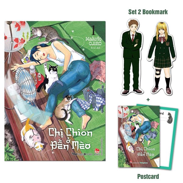 Truyện Tranh Chị Chion Ở Đền Mèo - Tập 1 - Tặng Kèm 2 Bookmark + 1 Postc - Makoto Ojiro