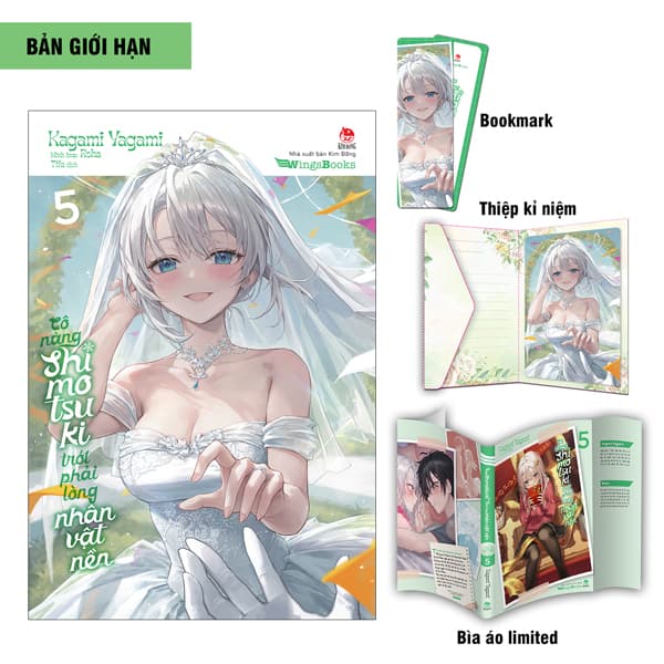 Sách Cô Nàng Shimotsuki Trót Phải Lòng Nhân Vật Nền - Tập 5 - Bản Giớ - Kim Long