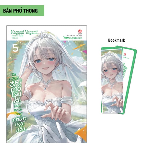 Sách Cô Nàng Shimotsuki Trót Phải Lòng Nhân Vật Nền - Tập 5 - Tặng Kèm - Kim Long