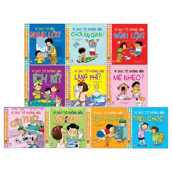 Sách Bộ Sách Để Em Luôn Ngoan Ngoãn (Bộ 10 Cuốn) (Tái Bản 2026) - Nguyễn Kim Duẩn