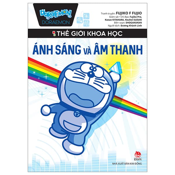Truyện Tranh Doraemon - Thế Giới Khoa Học - Ánh Sáng Và Âm Thanh (Tái Bả - Kim Anh