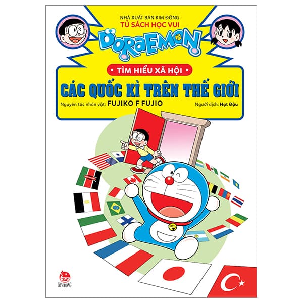 Sách Doraemon Tìm Hiểu Xã Hội - Các Quốc Kì Trên Thế Giới - Fujiko F Fujio