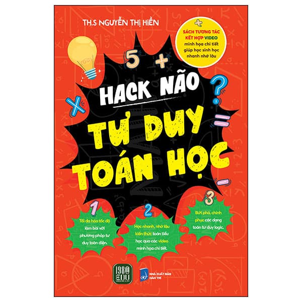 Sách Hack Não Tư Duy Toán Học - ThS Nguyễn Thị Hiền