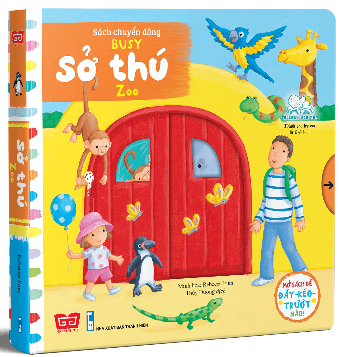 Sách Sách Chuyển Động - Busy - Zoo - Sở Thú - Thu Thanh